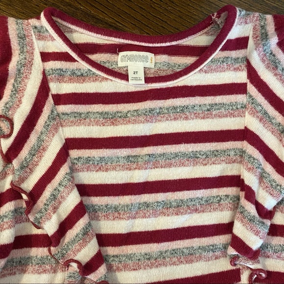 2T Gymboree Striped Dress With Leggings - Picture 3 of 4